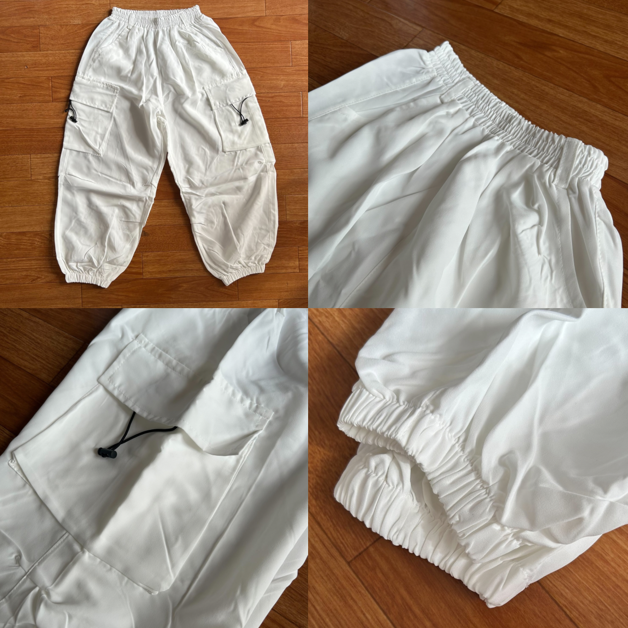 ホワイト カーゴパンツ