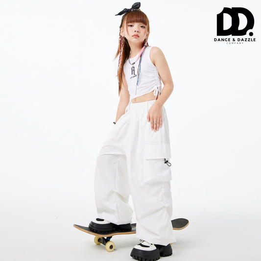 ホワイト カーゴパンツ